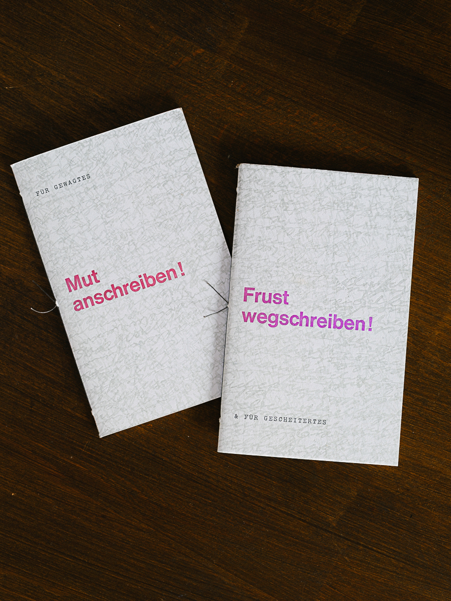 Notizheft: Für Gewagtes & für Gescheitertes<